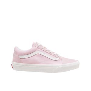Old Skool Women's Sneakers Shoes - Salt Wash Silver Pink